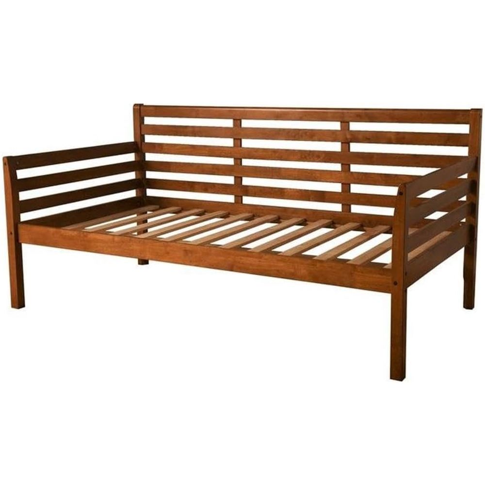 Sustainable Living Home - Twin Daybed in Medium Brown, Solid