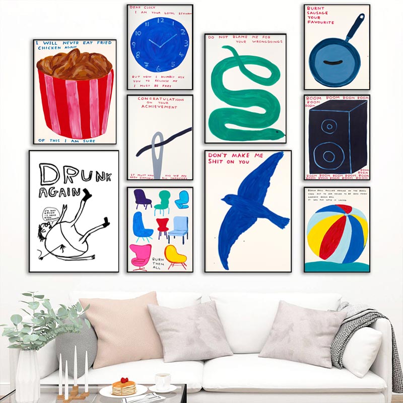 Sustainable Living Eco Friendly - David Shrigley Posters Humorous Surreal Wall