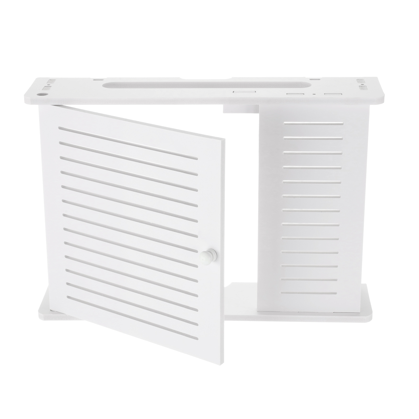 Sustainable Living Eco Friendly - Wireless Wifi Router Shelf Wood-Plastic Organizer