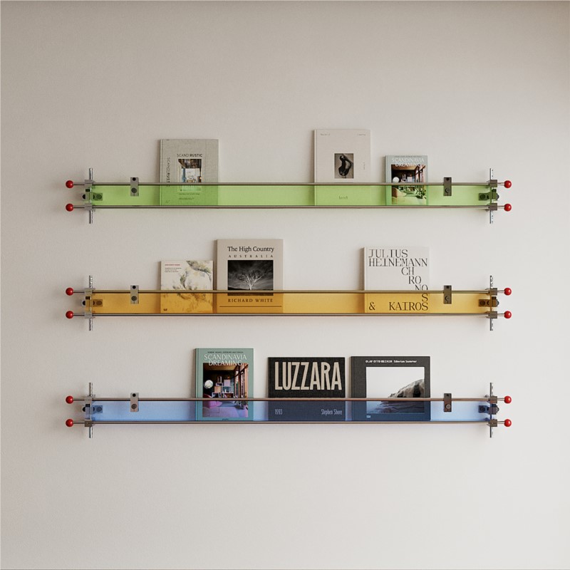 Sustainable Living Eco Friendly - MOMO Acrylic Optical Axis Magazine Rack