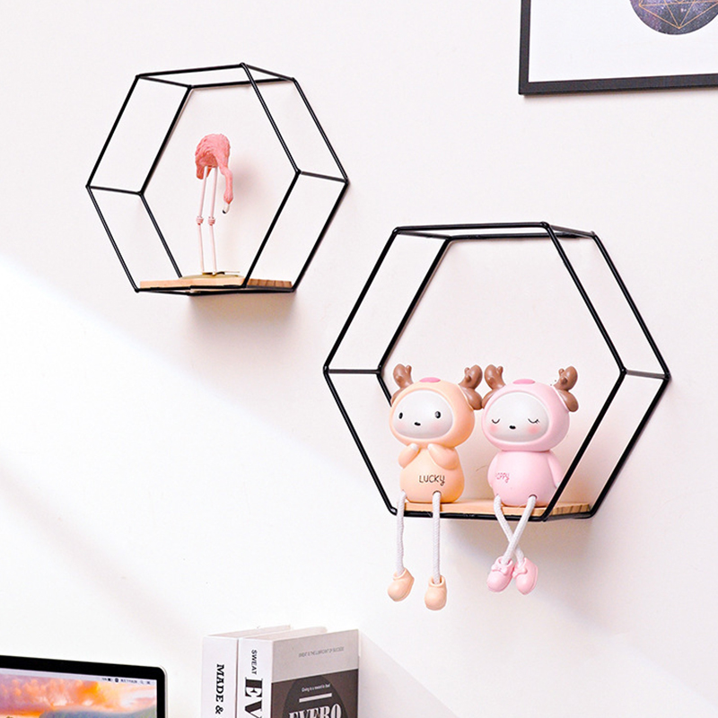 3Pcs/Set Hexagon Shape Iron Wa - Sustainable Living Eco Friendly review and price