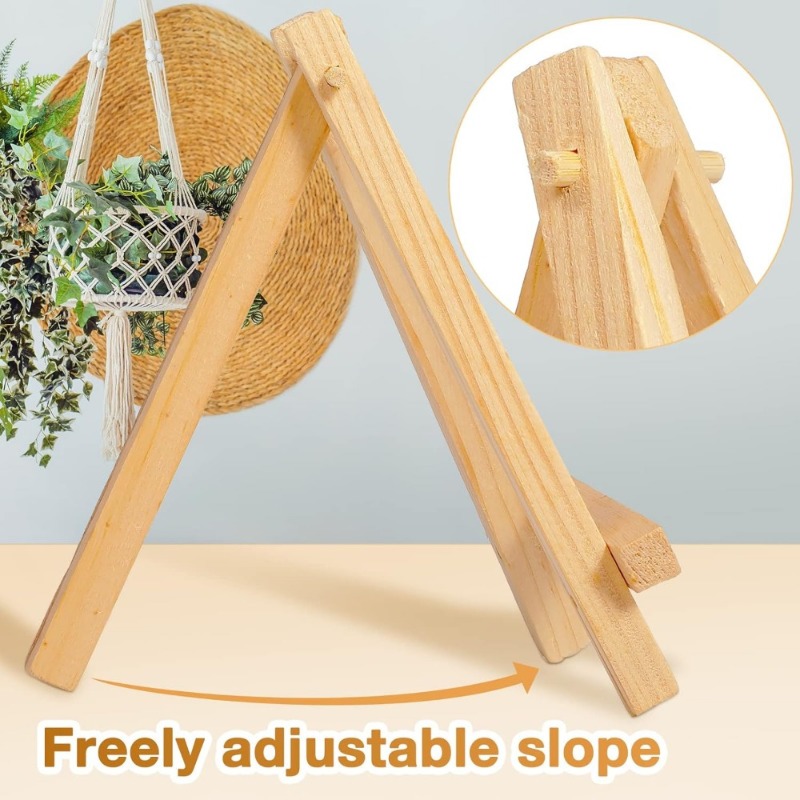 30Pcs Mini Wooden Easel Stands - Sustainable Living Eco Friendly review and price