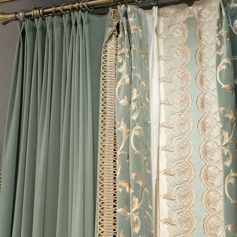 Sustainable Teal Velvet Embroi - Sustainable Living Home review and price