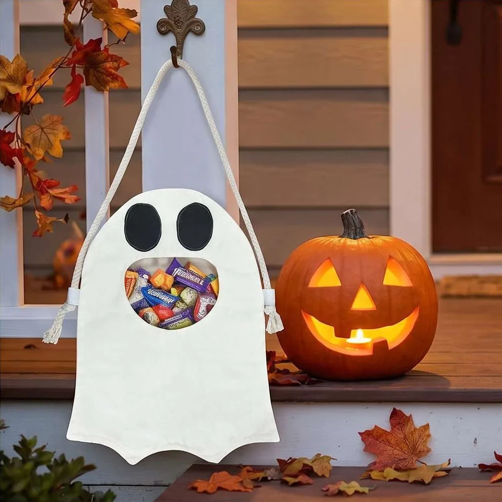 Halloween Ghost Treat Bag Cand - Sustainable Living Eco Friendly review and price